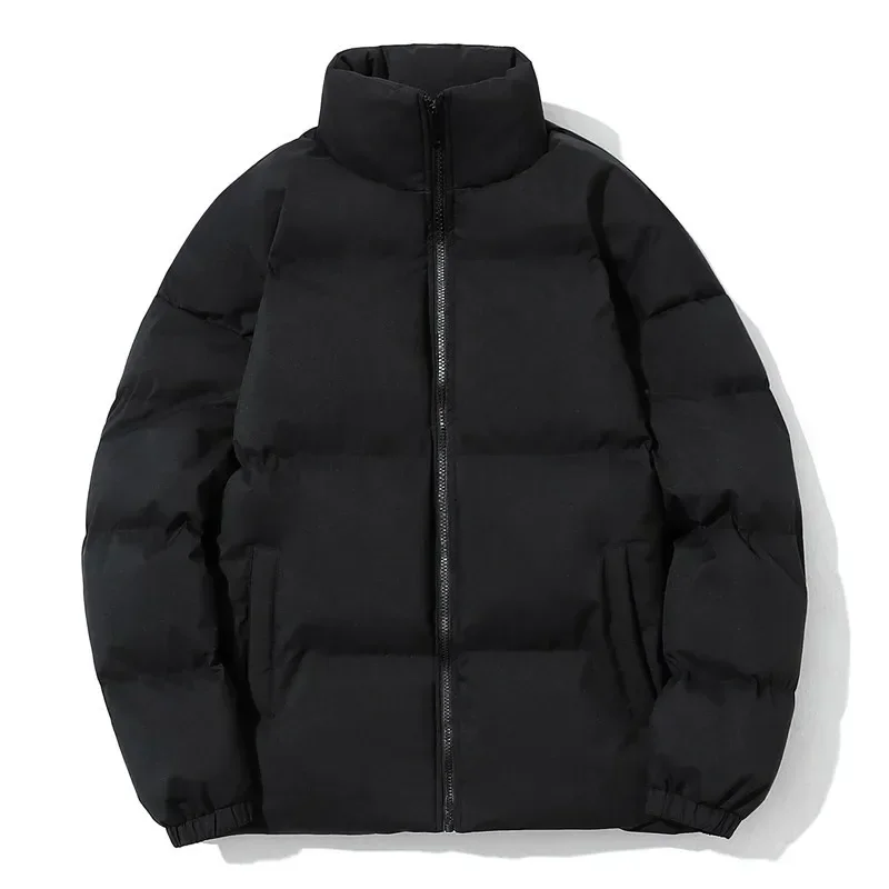 Men's Winter Parkas Casual Oversize Stand Collar Thick Warm Jacket Mens Coat Loose Parkas Man Women Fashion and Leisure Coats