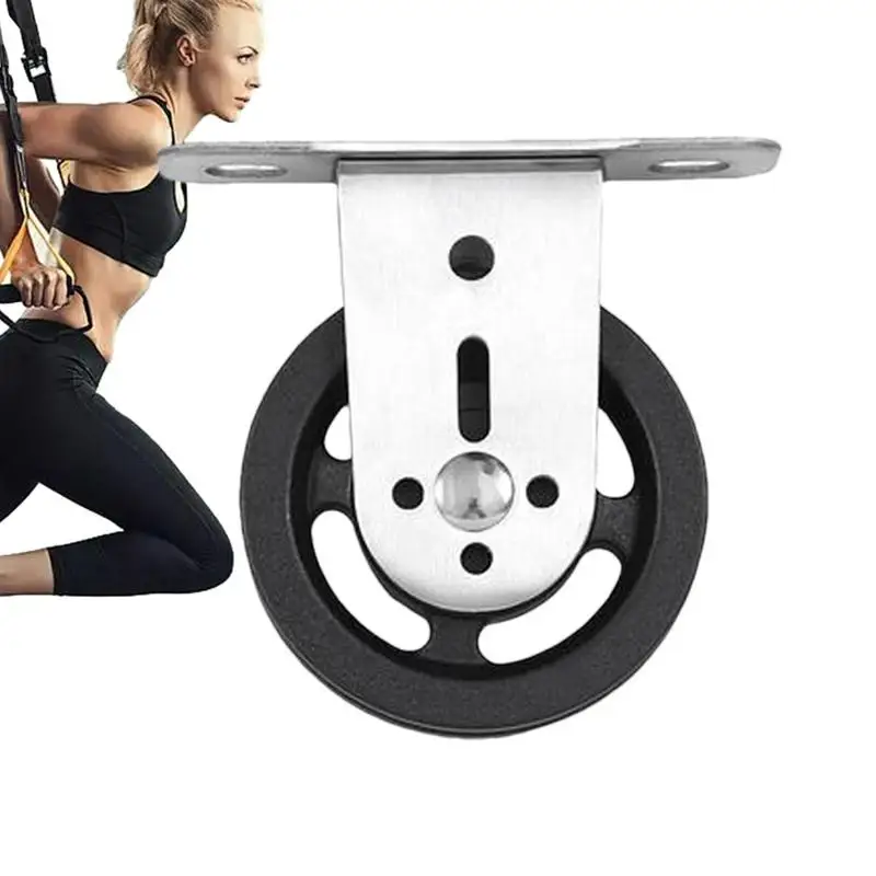 

Pulley Wheel 360-Degree Rotation Gym System For Enhanced Workout Experience Gym Equipment Gym Lat Pulldown Attachments Nylon