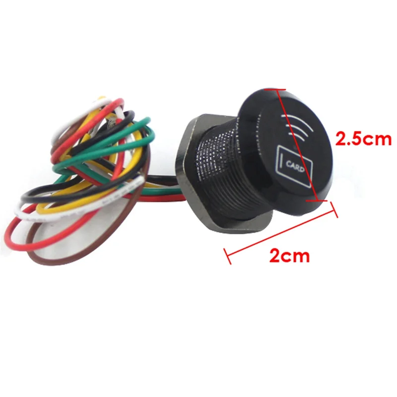 Lettore di schede IC impermeabile IP68 da 13,56 Mhz Lettore di schede Wiegand26/34 per sistema di controllo accessi