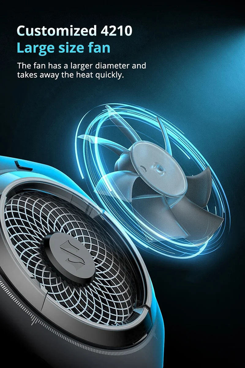 Originele Black Shark 4Pro koeler magnetische versie Black Black Shark accessoires mobiele telefoonradiator