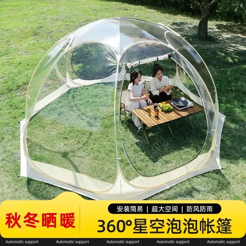 Star Tent Internet Celebrity Bubble House Spherical Transparent Tent Star Room Outdoor Winter Windproof Warm Yurt