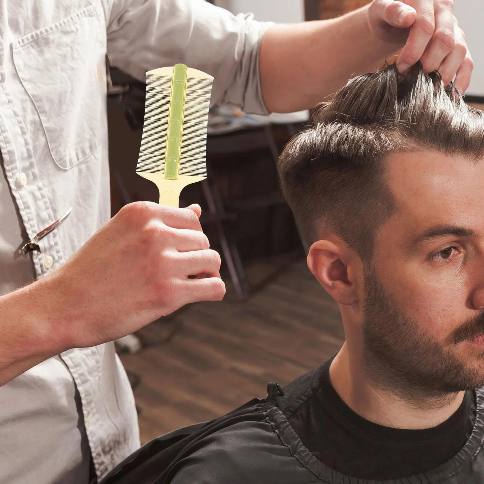 

6Pcs Comb Dandruff Scalp Cleaning Double Sided Large Comb Fine Teeth Removal for Adults Pets Dog Hair Detangler