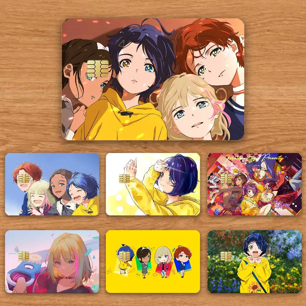 

Wonder Egg Priority Card HD Stickers Game Card Decal Card Matte Film Skin Small Chip Waterproof Sticker