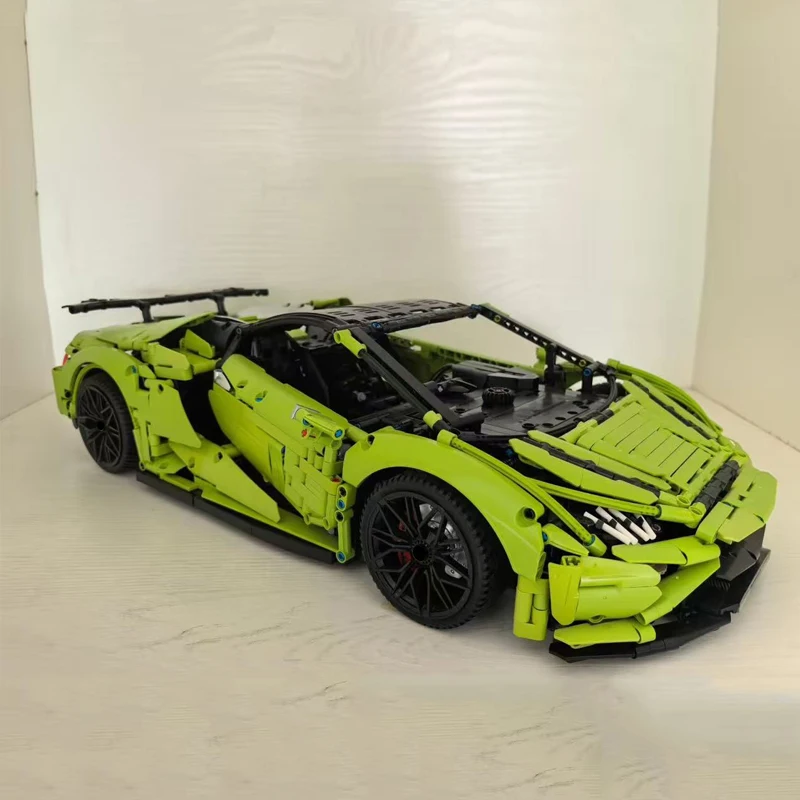 جديد التقنية MOC-72491 SuperCar مخصص نموذج مركبة اللبنات الطوب لتقوم بها بنفسك اللعب الجمعية هدايا عيد الميلاد للأطفال