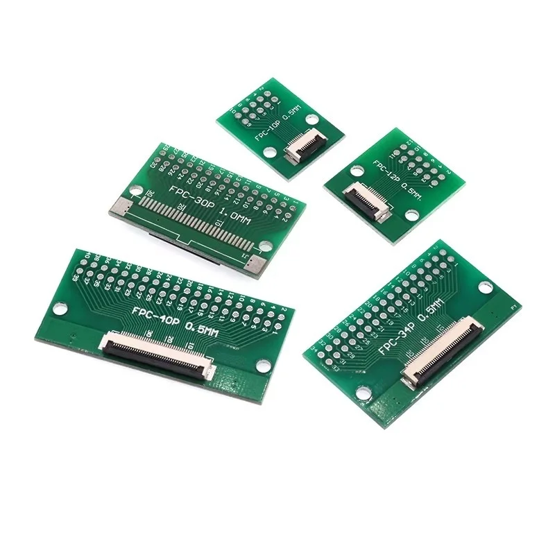 FPC/FFC Adapter Board 0.5mm Pitch 6P/8P/10P/12P/20P/24P/26P/30P/34P/40P/50P Flexible Flat Cable Extension
