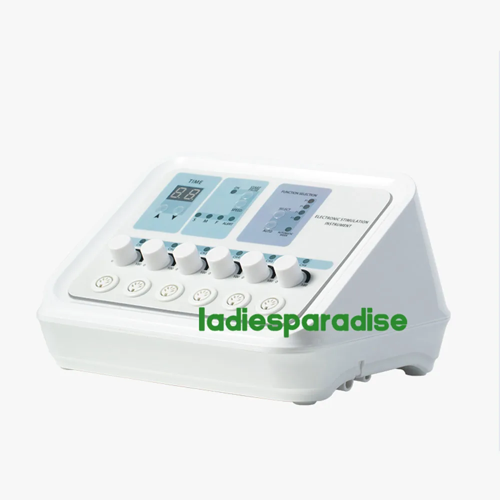 Newest Professional 6 Channels Electro Muscle Stimulation Body Sculpting Machine - EMS Electro Therapy Pain Relief System