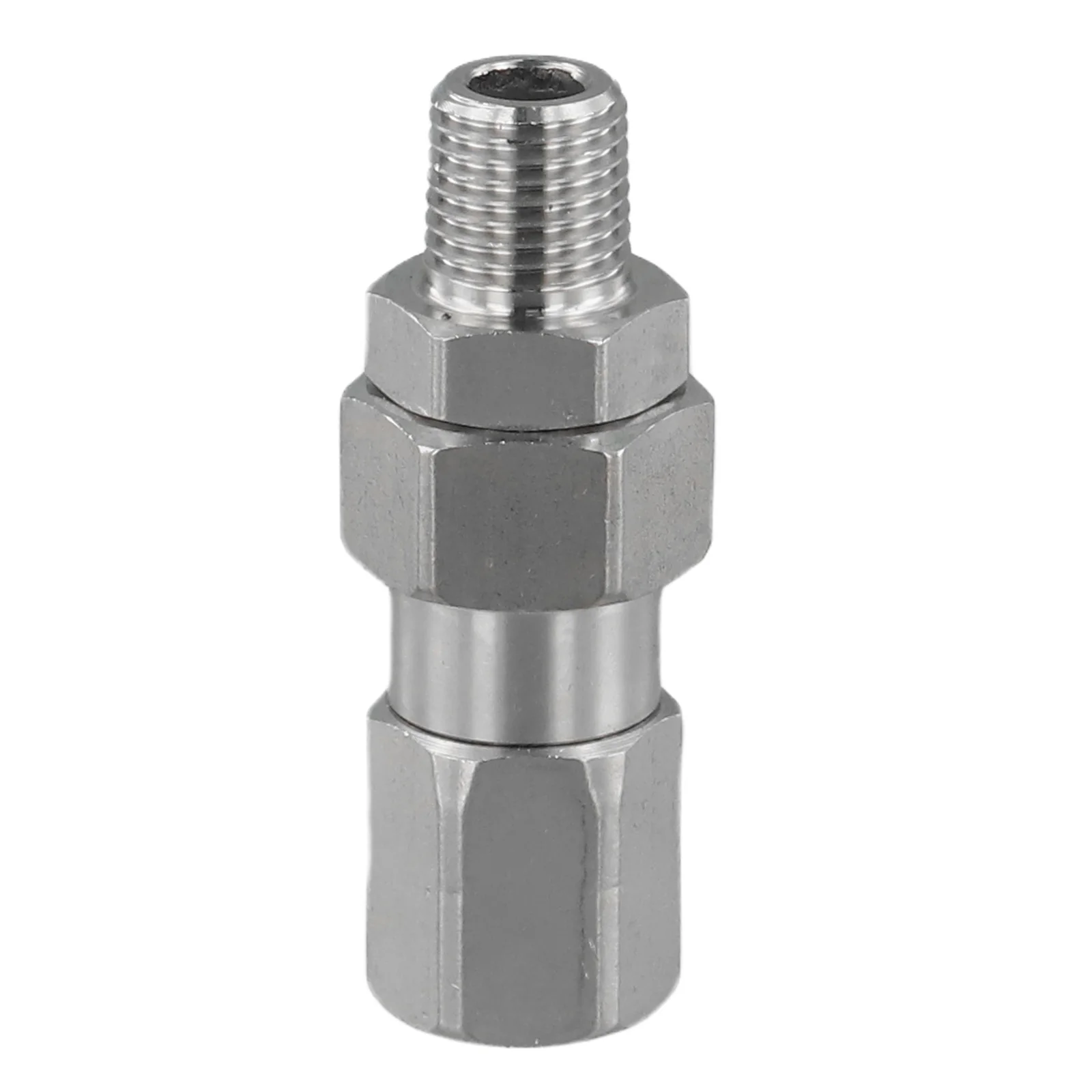 

Inner 1 4 To Outer 1 4 NPT Stainless Steel Pressure Washer Pressure Washer Swivel High Hardness Reduces Hose Pressure