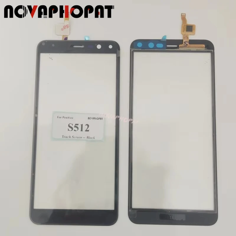Novaphopat Touch Sensor Screen For Positivo S512 Touch Screen Digitizer Front Glass Lens Panel Screen Replacement