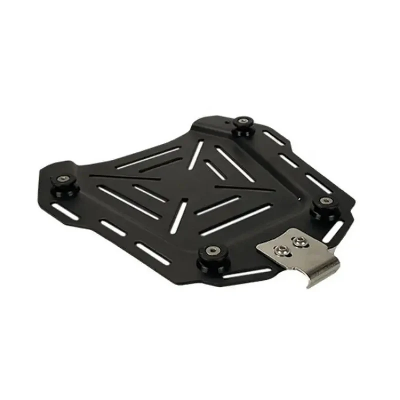 Large 65L Black Aluminum Motorcycle Rear Top Box Tail Luggage Case Universal Storage Box Accessories