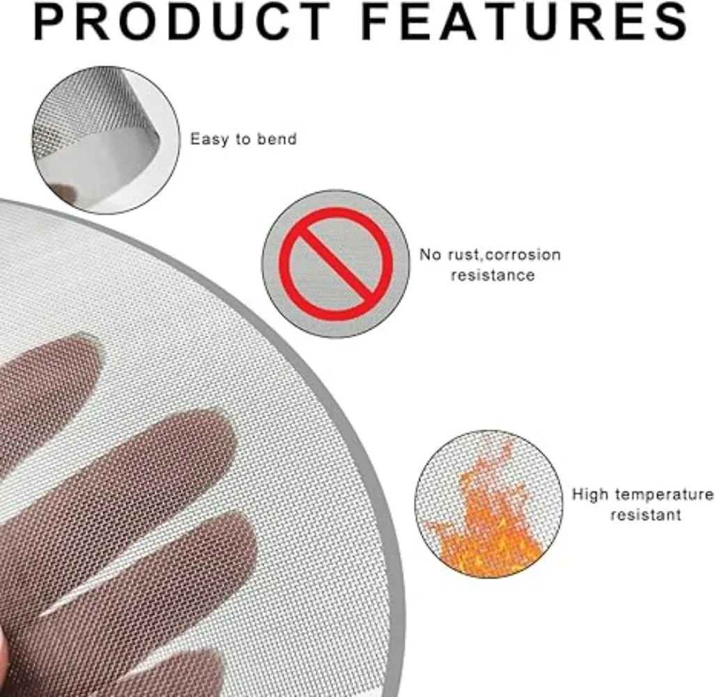Car Bumper Stainless Steel Repair Mesh Plastic Crack Weld Repair Automotive Hood Ventilation Metal Mesh Automotive Accessories view 6