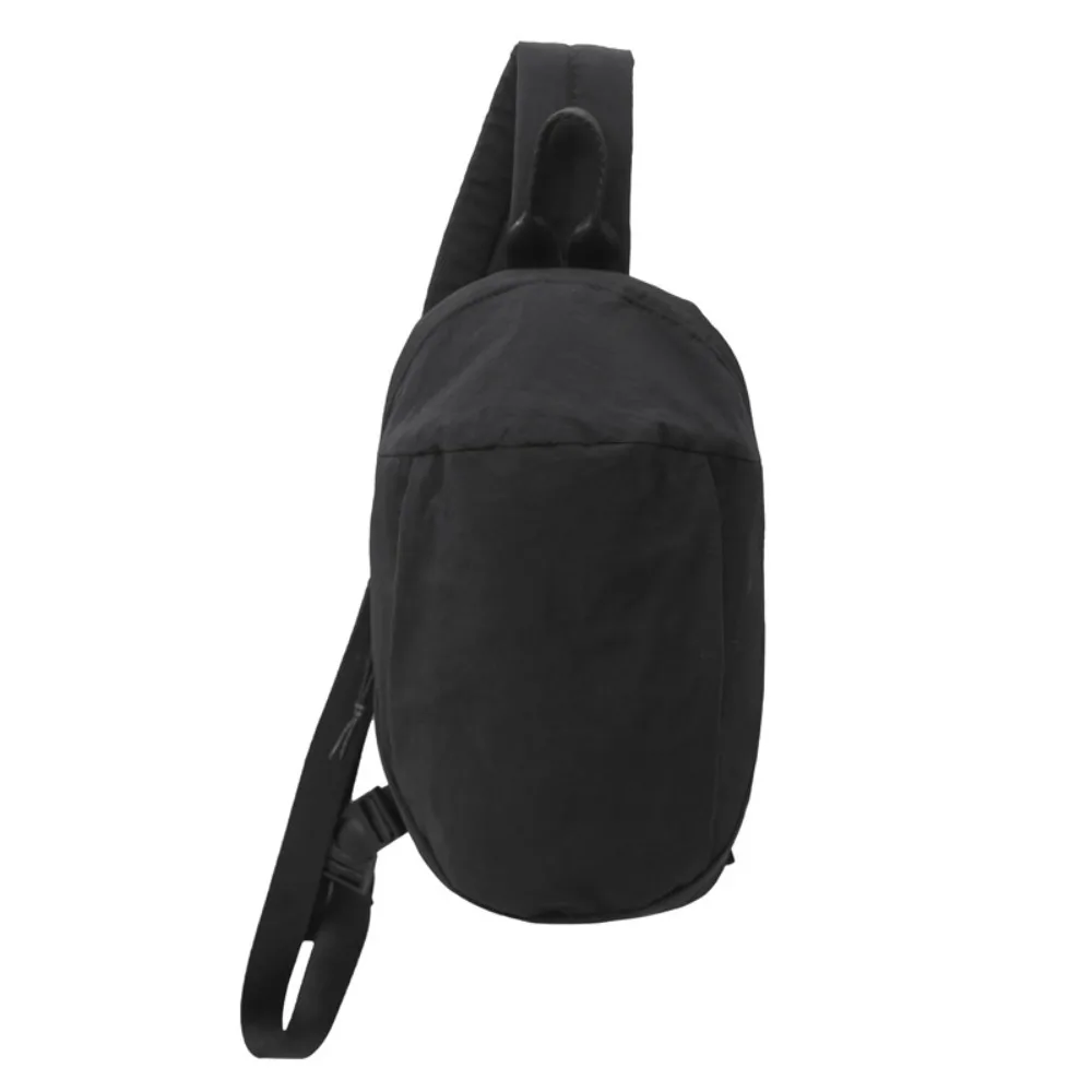 

Solid Color Men's Chest Bag Large Capacity Korean Style Nylon Shoulder Bag Multifunctional Adjustable Shoulder