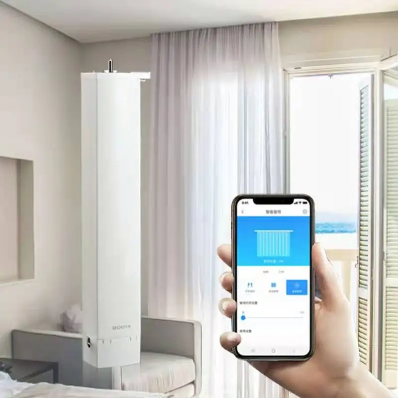 Imagem -05 - Dooya m2 Inteligente Cortina do Motor com Cortina Pista Cornija Mijia App Controle Remoto Motorizado Sistema Ferroviário Elétrico para Janela de Casa