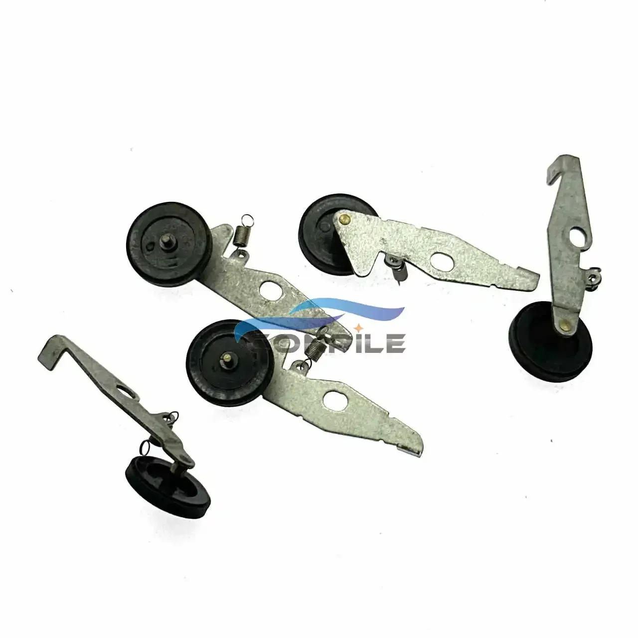 5PCS with iron frame Radio tape recorder belt Idler wheel for cassette deck audio pressure player belt pressure pulley