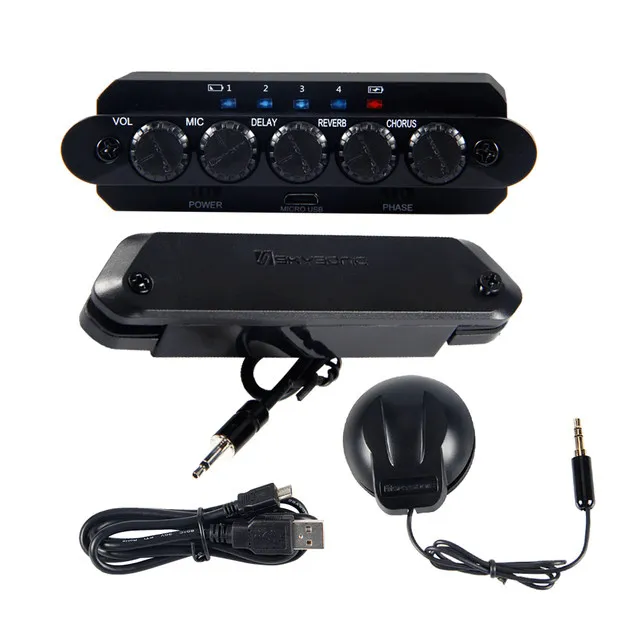 New Hot Sale R2 Resonance Magnetic Acoustic Guitar Effect Pickup With Accessories