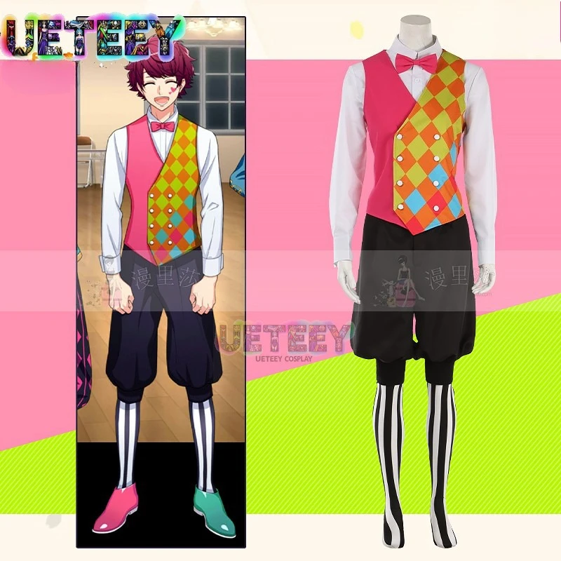 

UETEEY A3! Полный цветок светящийся цирк Sakuya Sakuma комплект костюмов для косплея на Хэллоуин индивидуальный размер