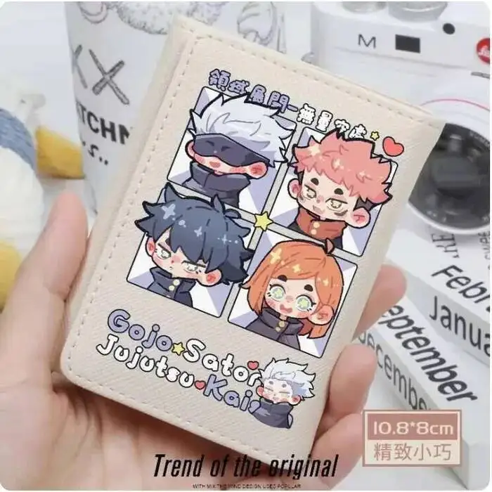 

Jujutsu Kaisen Satoru Gojo модный кошелек из искусственной кожи, кошелек для карт, засов для монет, сумка для денег, подарок для косплея B044 аниме