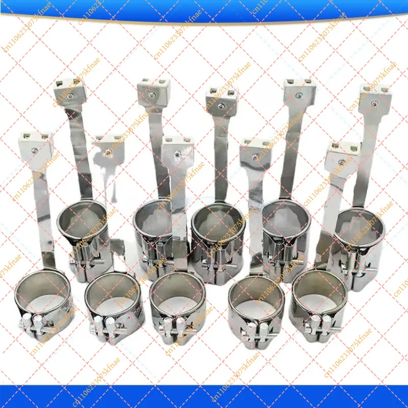 10Pcs 220V Ceramic Band Heater | Stainless Steel Heating Element Replacement Parts for Injection Molding Machine