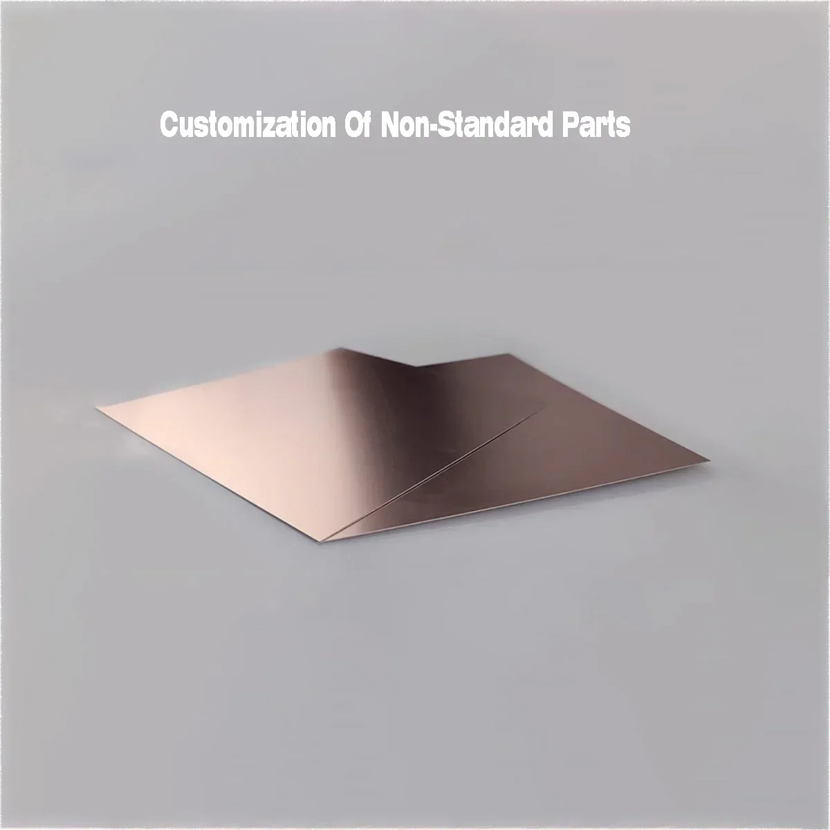 Rose Gold Anodized Aluminum Alloy Plate/Customized Decorative Panel / Thickness 0.1-2mm