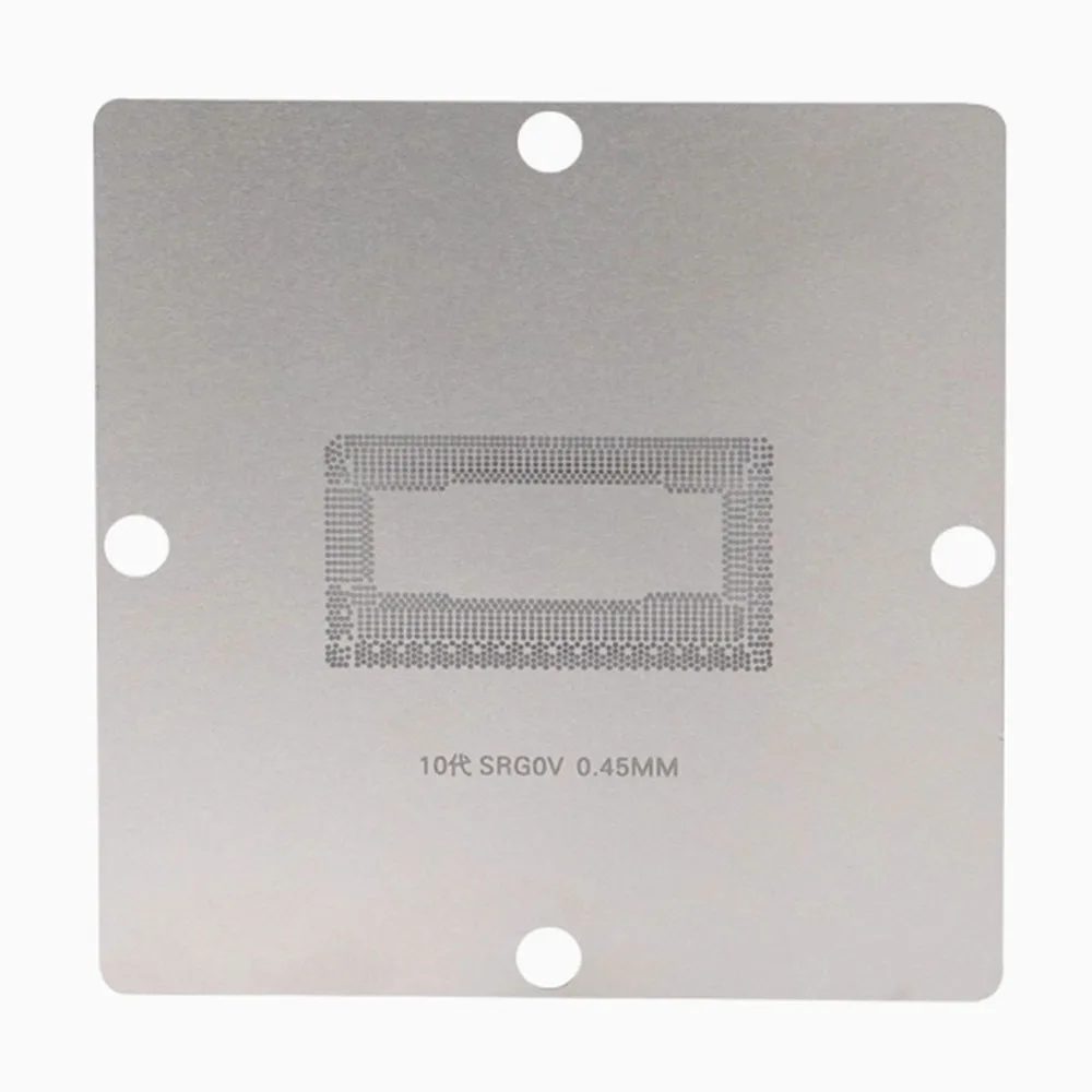 BGA Ball Placement Stencil CPUs Stencil SR170 SRGOV SRK02 SR2FQ SRLD8 Solder Paste Stencil SR170 2EZ 754 CPU SR1620 CPU-N475 D51