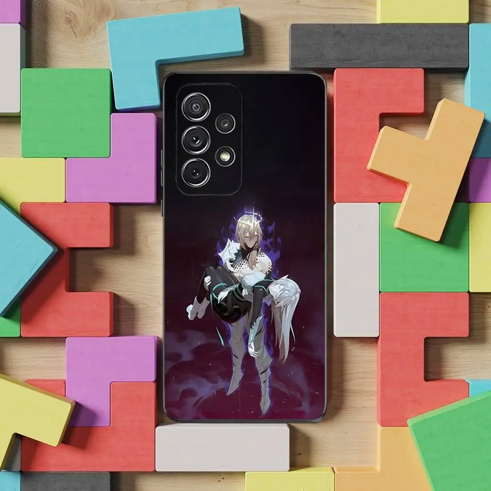 حافظة هاتف B-Beginning A-After End لهاتف سامسونج S25، S24، S23، S22، S21، S20، S10، Ultra، Plus، Lite، FE، غطاء أسود من السيليكون الناعم