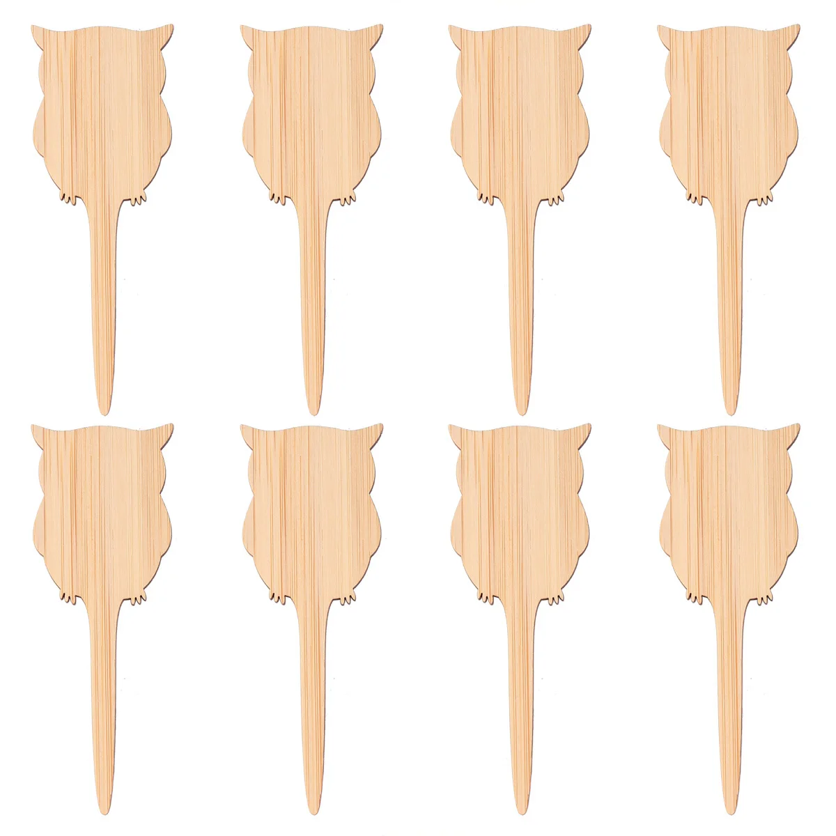 

30Pcs Bamboo Plant Labels Premium Wood Pointed Design for Easy Insert Garden Label Set for Herbs Flowers Vegetables Nursery