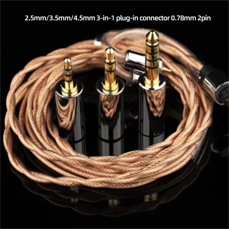 EPZ K5 1DD + 4BA Монитор IEM Наушники Проводные HIFI Наушники-вкладыши Три в одном 0,78 2-контактный монокристаллический медный кабель для обновления