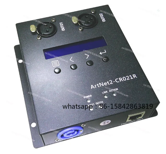 Stage Lighting ART-NET To DMX512 Decoder Expander Converter 1024 Channels