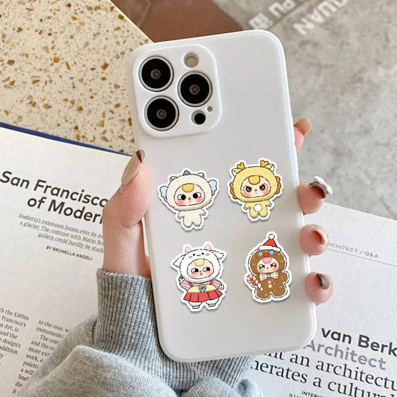 60 قطعة دمية كارتون ملصقات لطيفة Kawaii ميمي الكتابة على الجدران الشارات اللعب حقيبة غلاية ديكو حفلة لصالح هدية جائزة هدية للأطفال #4