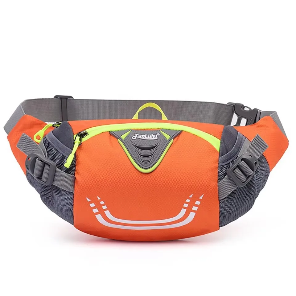 KoKossi Outdoor Cycling Waist Bag Running Fanny Pack Fishing Hiking Belt Kettle Pouch Gym Bike Sport Fitness Water Bottle Pocke