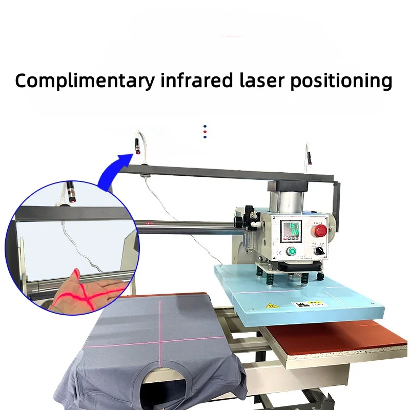 

Double-station pneumatic heat transfer printing machine heat transfer label T-shirt printing machine Office Electronics