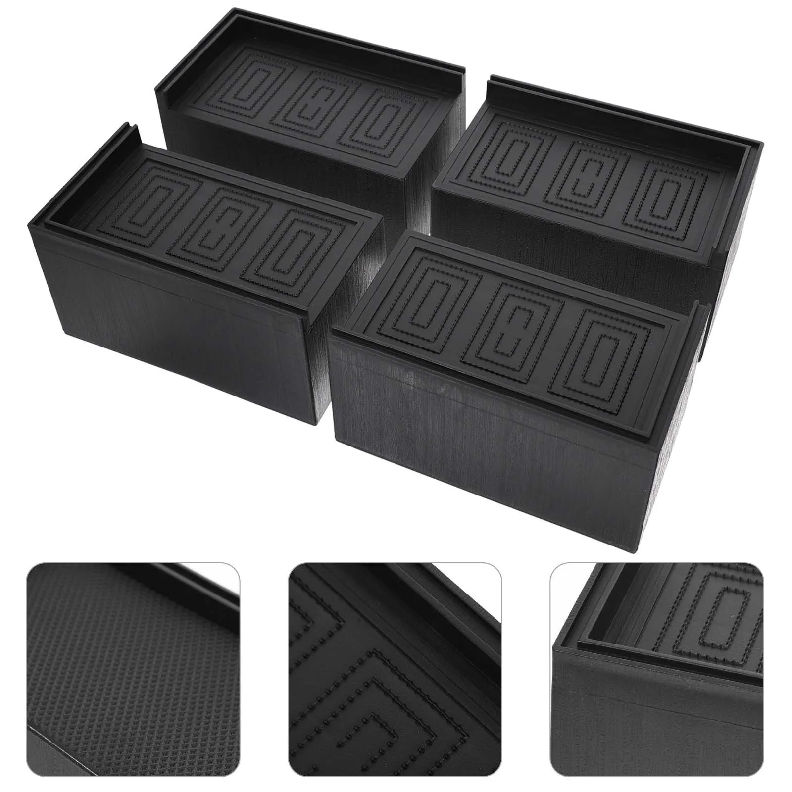 

4Pcs Furniture Feet Furniture Levelers Risers Pads for Hardwood Floor Protection Sofa Bed Risers