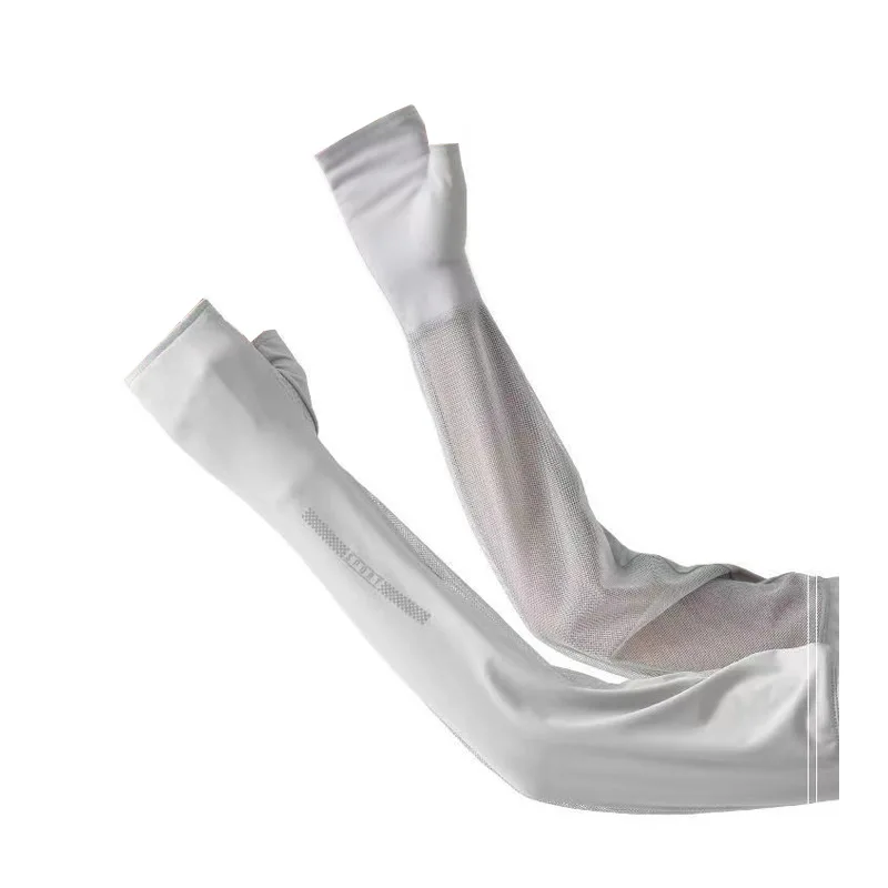 AliExpress WRELS Summer Arm Sleeves Sunscreen UV Protection Cycling Sleeve Covers Women Half Finger UV Resistant Ice Silk Driving Arm Sleeves