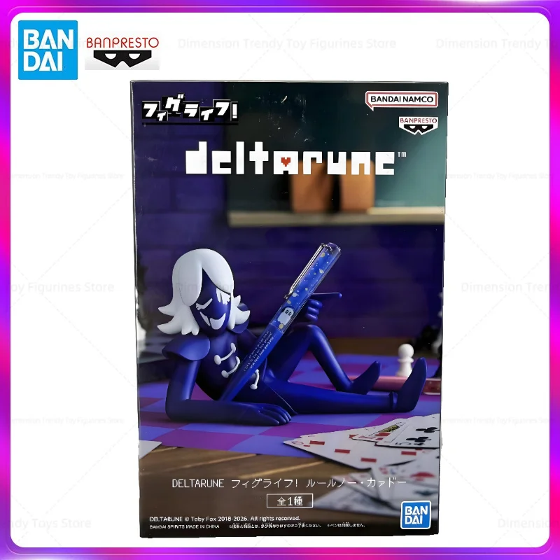 Bandai In Stock Banpresto Anime Deltarune Rouxls Kaard PVC Original Action Figure Model Toy Collection Birthday Gift TT