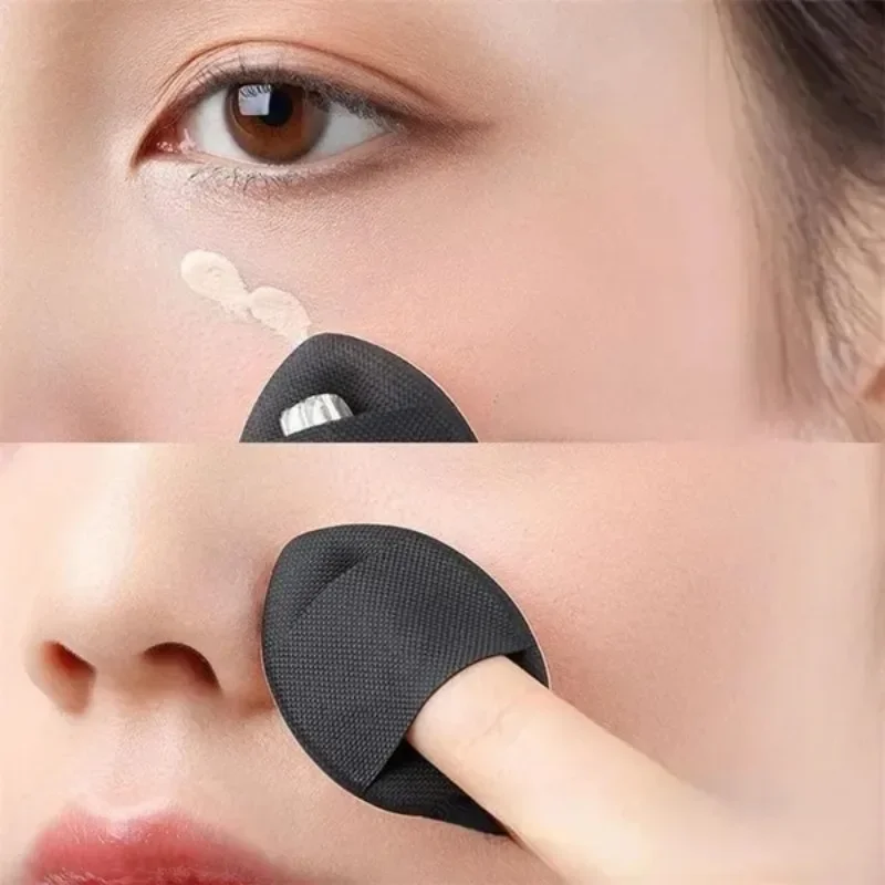 5PCS Mini Finger Powder Puff Makeup Sponge Set for Foundation Application