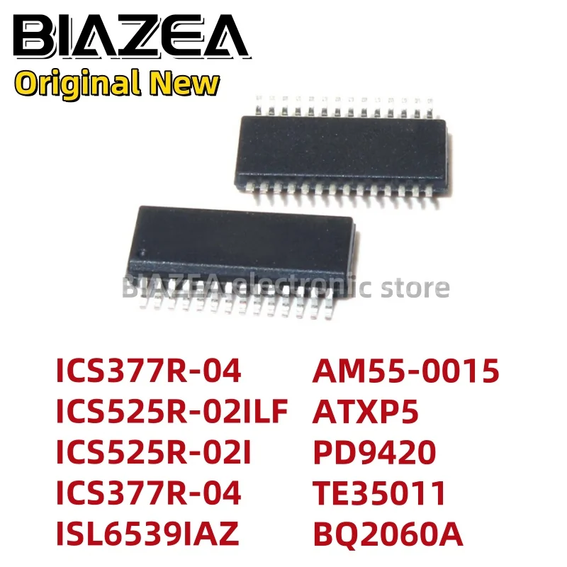 1piece ICS377R-04 ICS525R-02ILF ICS525R-02I ICS377R-04 ISL6539IAZ AM55-0015 ATXP5 PD9420 TE35011 BQ2060A SSOP28