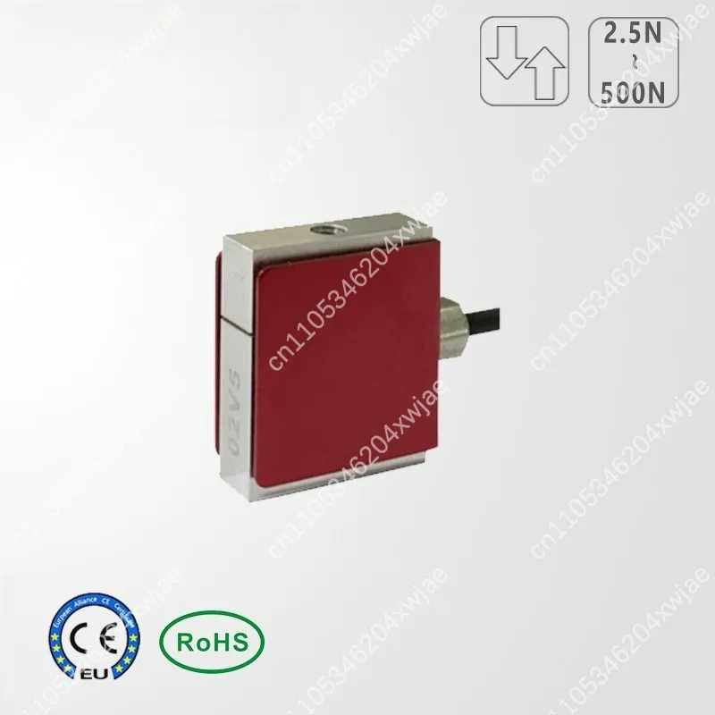 Bidirectional Micro Force Sensor T313 for Tension and Compression, Miniature Strain Sensor Using Metal Foil Strain Gauge Tech