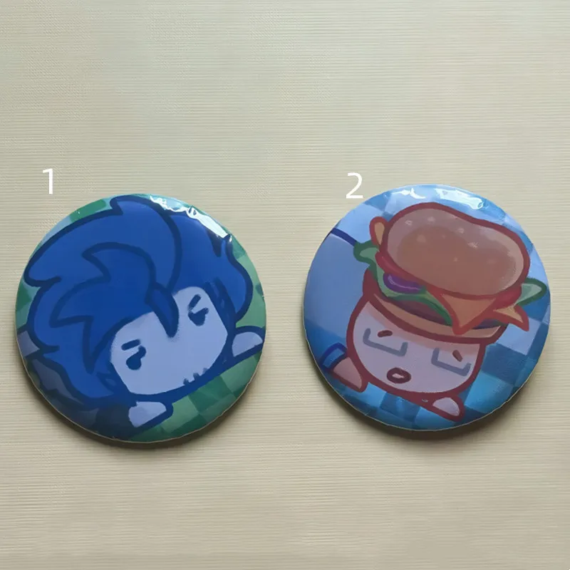 FORSAKEN Roblox Pin-Back buttons - Guest 1337 Elliot Chance 007n7 Shedletsky Builderman，Kawaii cartoon game Character badge