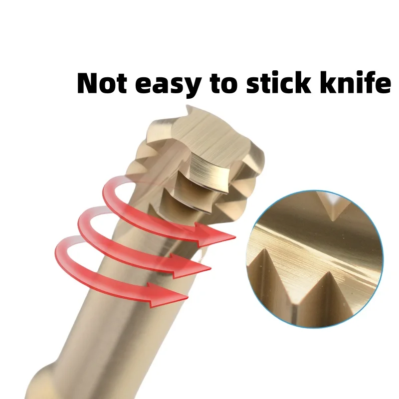 CNC Machine Cemented Carbide Titanium Alloy Three Flute Thread Milling Cutter M1M2M3M4M5M6M8M10M12M16M18M20M22M24 Mill Cutters