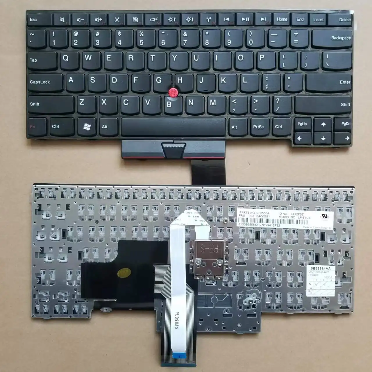 Новая английская клавиатура для ноутбука Lenovo Thinkpad E330 E335 E430 E430C E435 E445 с точкой 04W2631