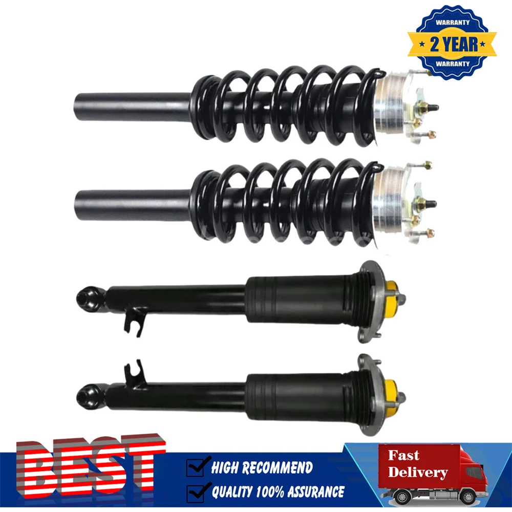 4Pcs Front Rear Shock Struts Assys For BMW X5 X6 E70 E71 xDrive35i 50i 2007-2014 31316783016 33526781921