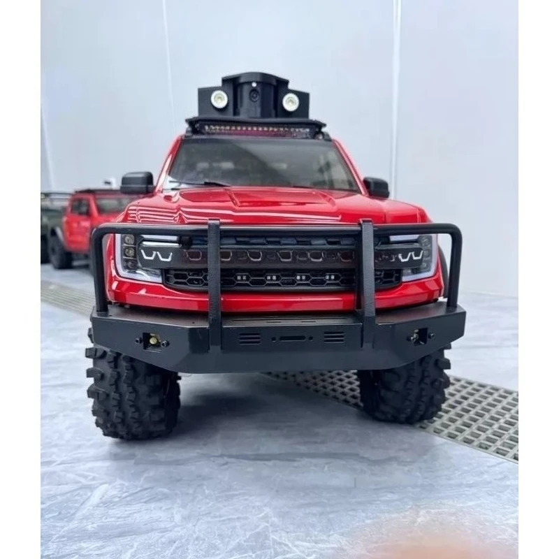 Upgrade Metal Bull Bar for CROSSRC EMO XX2 XXL2 1/5 RC Crawler Integrated Sheet Metal Construction, Direct Fit Bolt-On Accessory