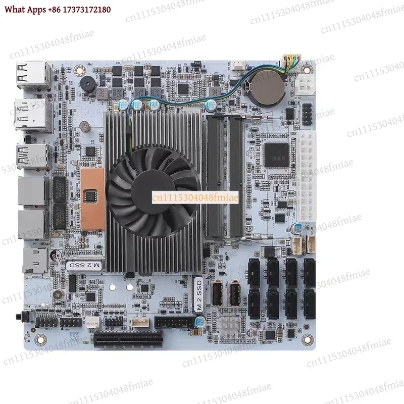 k3 8-Bay Mini-ITX NAS Motherboard, Intel Core i5-8265U ES, Dual 2.5GbE LAN, 8 SATA + Dual M.2 NVMe