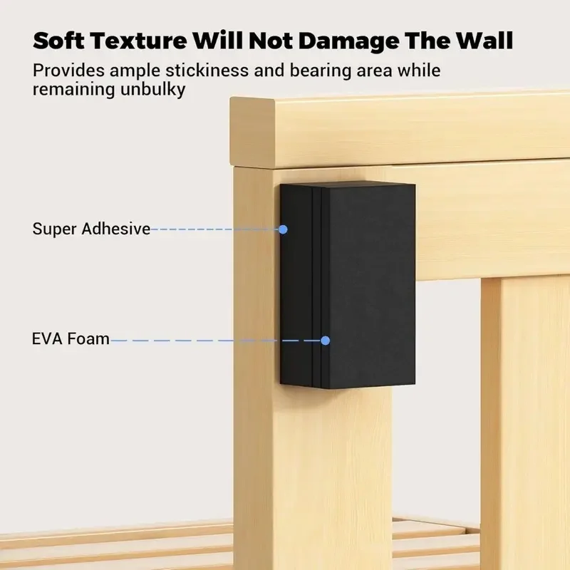 10pcs EVA Foam Double-sided Adhesive Wall Protector Is Suitable for Shock Protection of Sofa Bench Wall Anti Vibration Pads