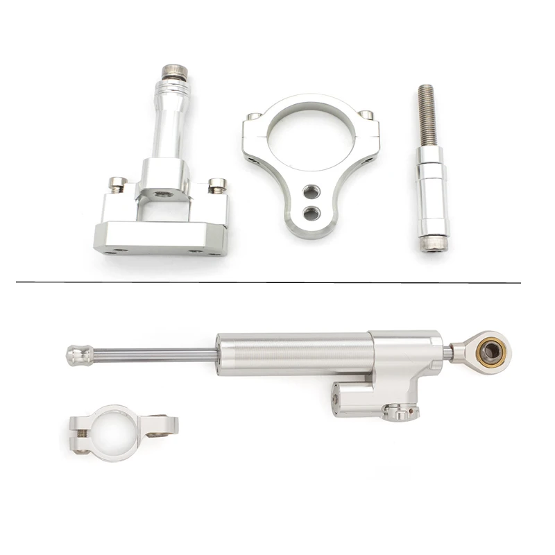 For Kugo G-booster Scooter Carbon Steering Damper  Motorcycle Stabilizer Steering Damper 50mm Clamp Mounting Bracket Support Kit - view 6