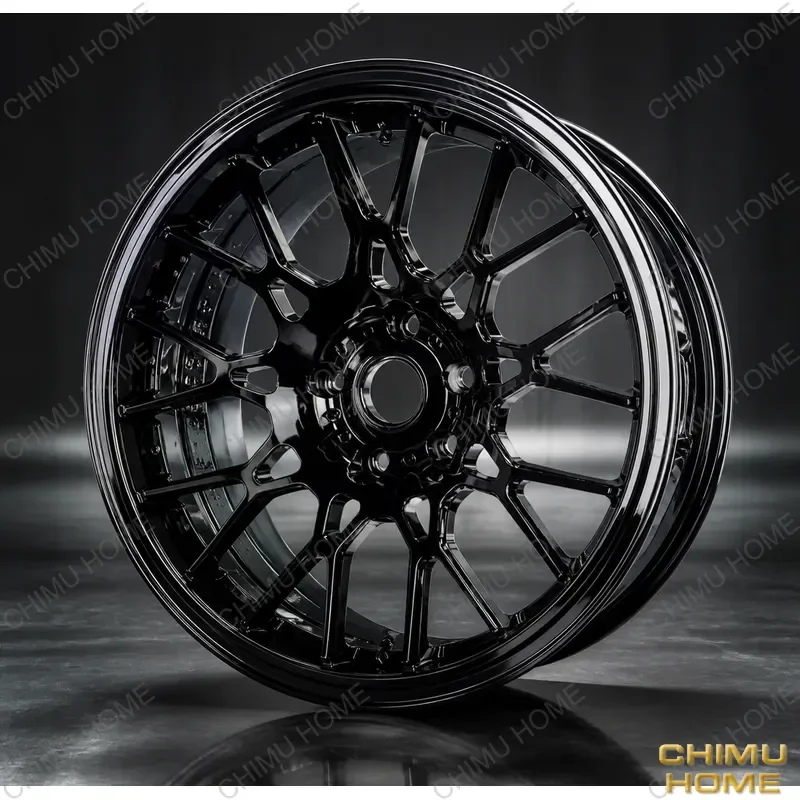 【CHIMU HOME】Chrome Finish 2-Piece Forged Alloy Wheel Rim 5-Spoke Design for High-End Car Racing Modification