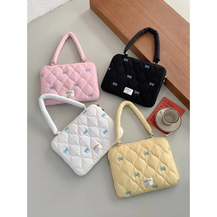 

INS Popular Embroidered Butterfly Liner Bag Lightweight Laptop Bag For 133 156 Inch