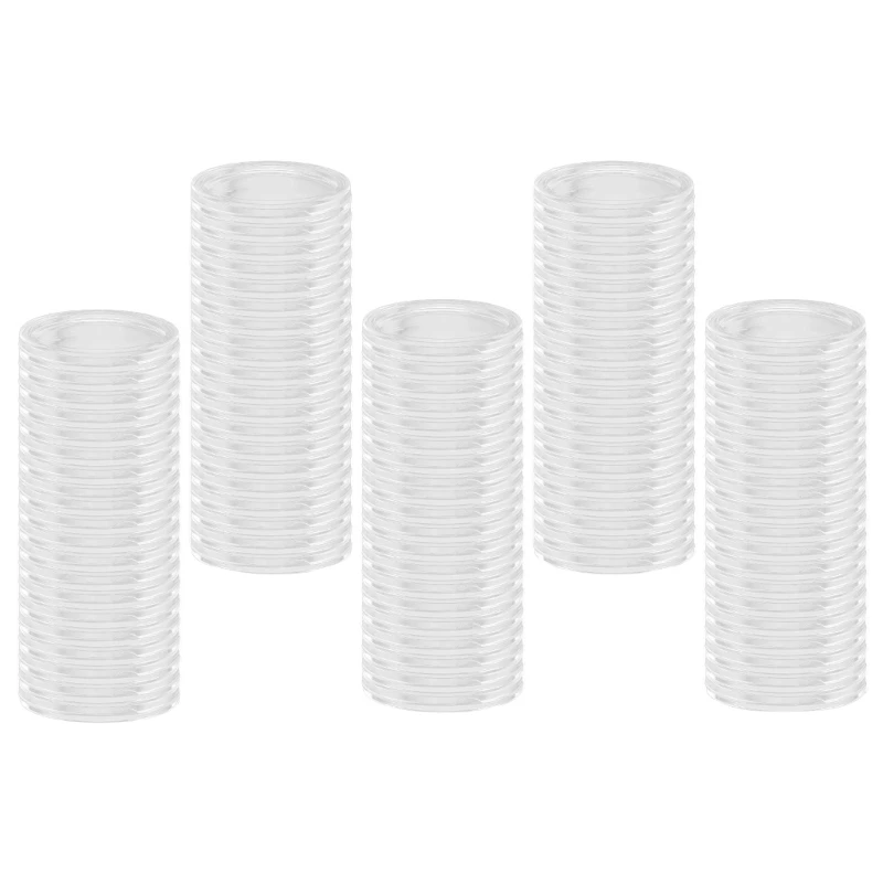 100pcs 40mm Coin Holder Coin Capsules Clear Plastic Storage Box for Coin Collection Supplies Coin Holders Gift