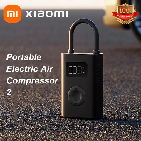 Xiaomi Air Compressor 2 Portable Universal Electric Air Pump 2 Tire Sensor Smart Digital Inflatable Treasure For Car Bike Gift