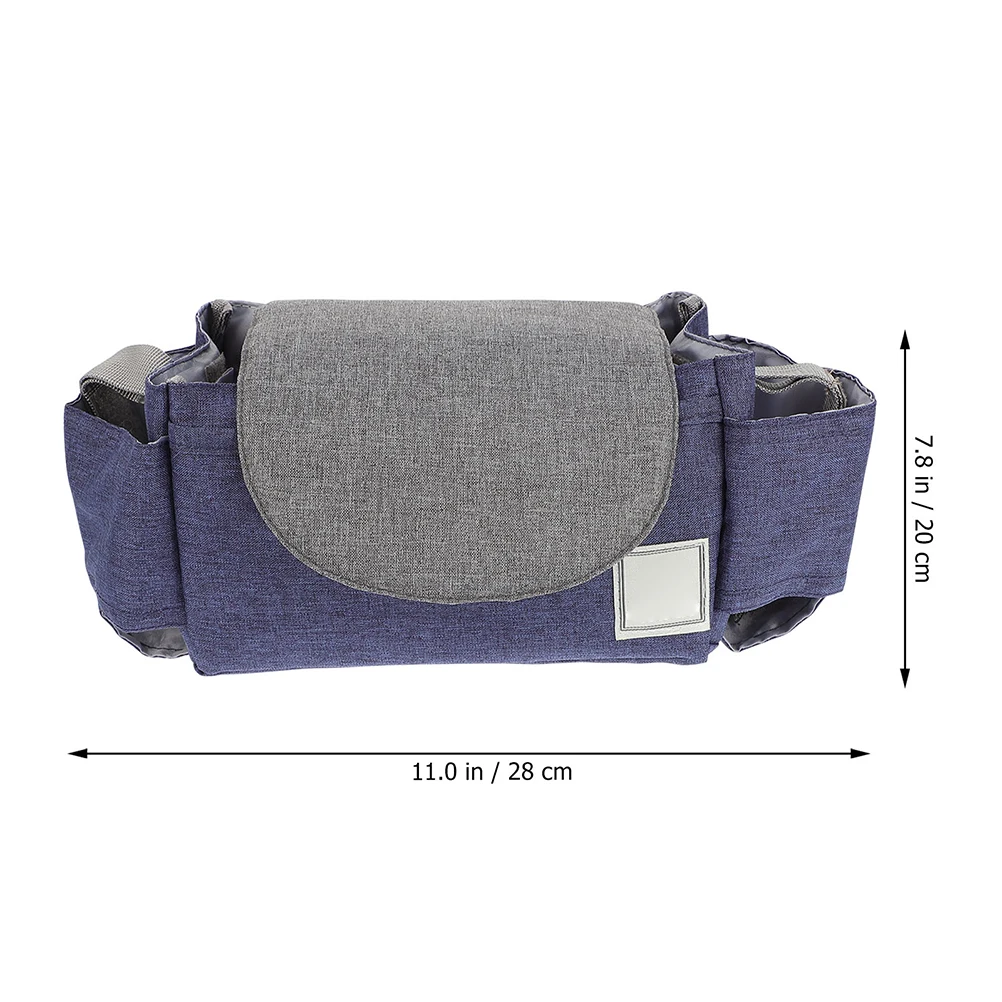 

Waterproof Mommy Oxford Cloth Stroller Diaper Bag Handlebar Baby Toys Bag Nappy Pouch Firmly Grips Prevents Slipping Roomy