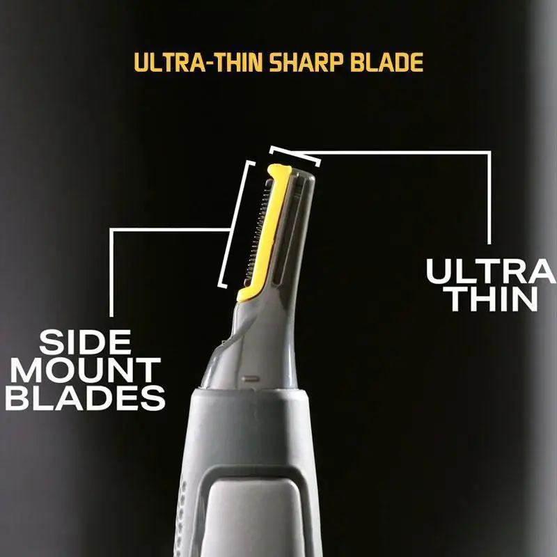 Ultra Thin Precision Trimmer Electric Nose Hair Trimmer Mini Portable Ear Trimmer for Men Nose Hair Shaver Waterproof Safe Clean